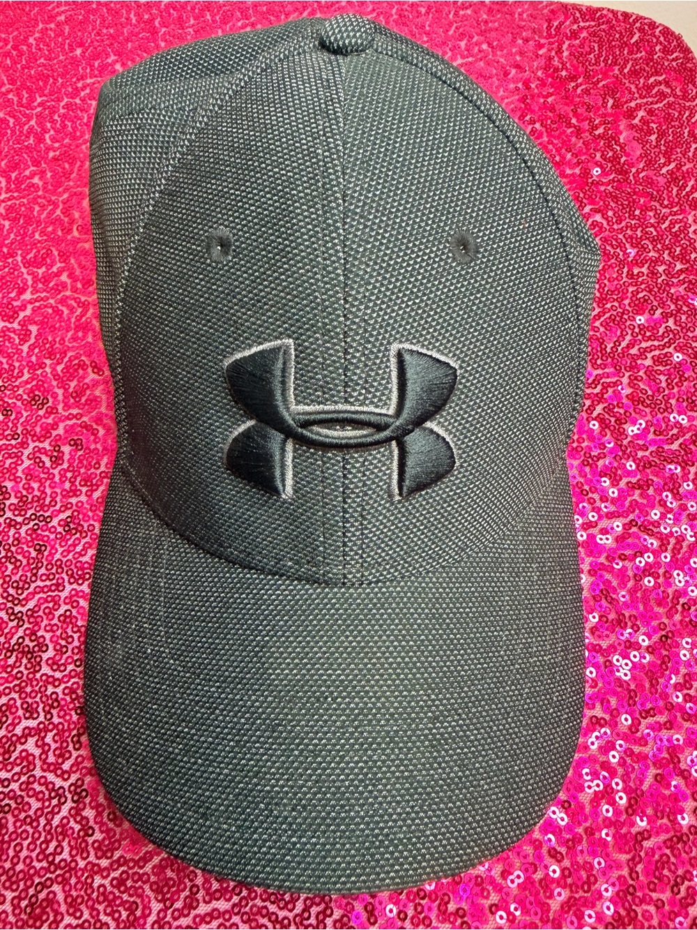 Under Armour Black Curved Bill Performance Cap